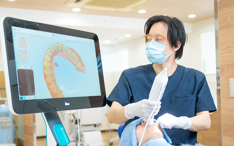 口腔内スキャナーによる精密診断